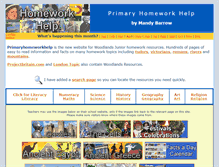 Tablet Screenshot of primaryhomeworkhelp.co.uk